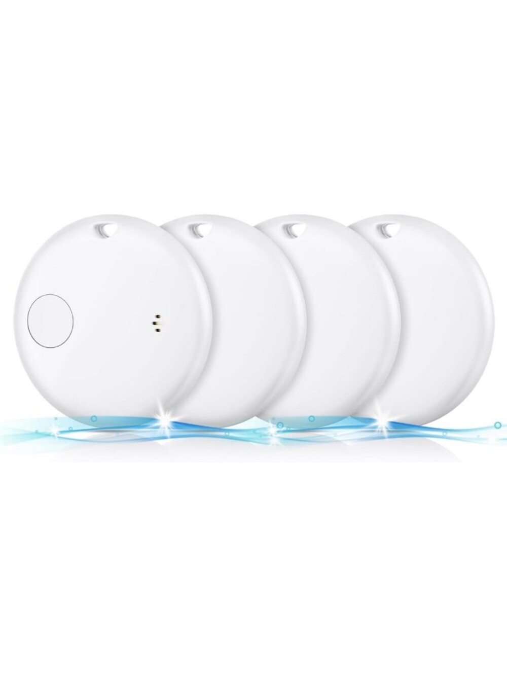 Air Tracker Tags-4 Pack, Smart Bluetooth Tracker Works with Apple Find My (iOS